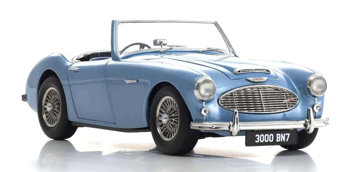 AUSTIN HEALEY 3000 BN7 HEALEY BLUE  1/18 Scale Kyosho KYO08149HBL