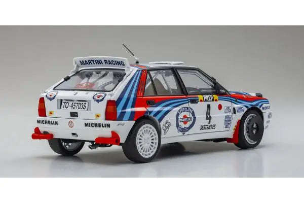 LANCIA DELTA INTEGRALE MC #4 WHITE 1992 1/18 Scale Kyosho KYO08348A