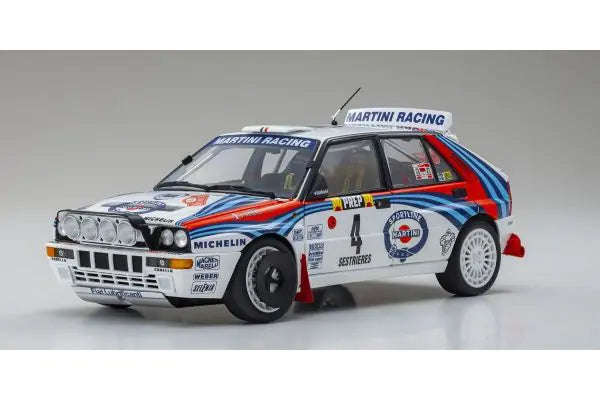 LANCIA DELTA INTEGRALE MC #4 WHITE 1992 1/18 Scale Kyosho KYO08348A