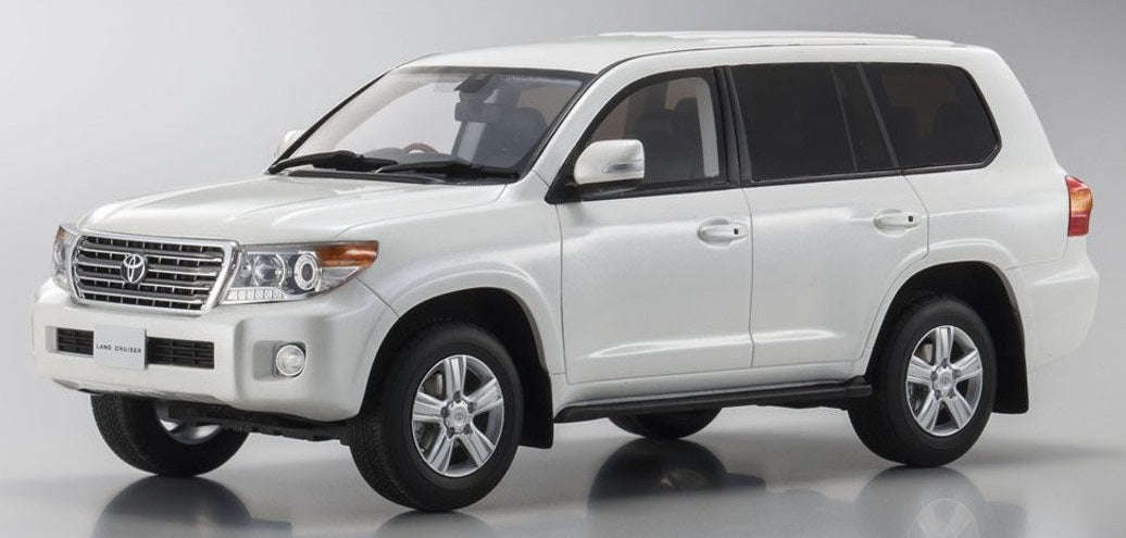 LAND CRUISER WHITE (RESIN) 1/18 Scale Kyosho  KYOKSR18008W-B
