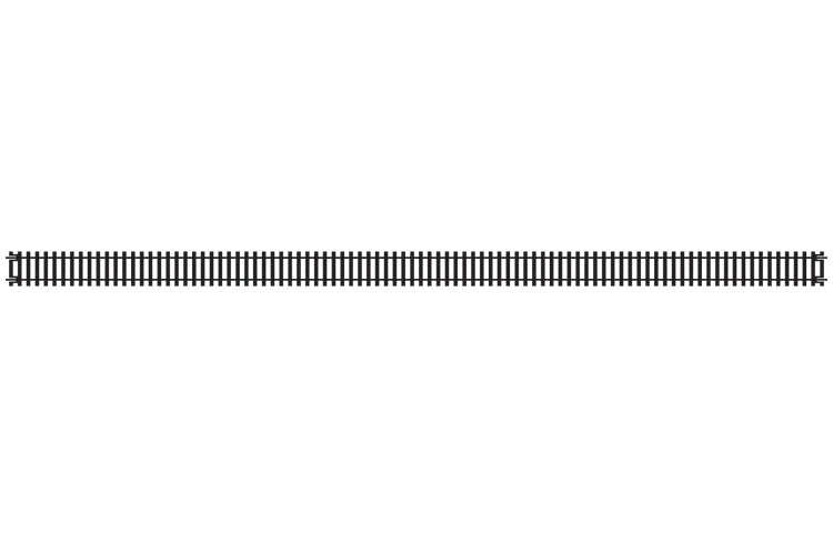 Long Straight Track 00 Gauge Hornby R603