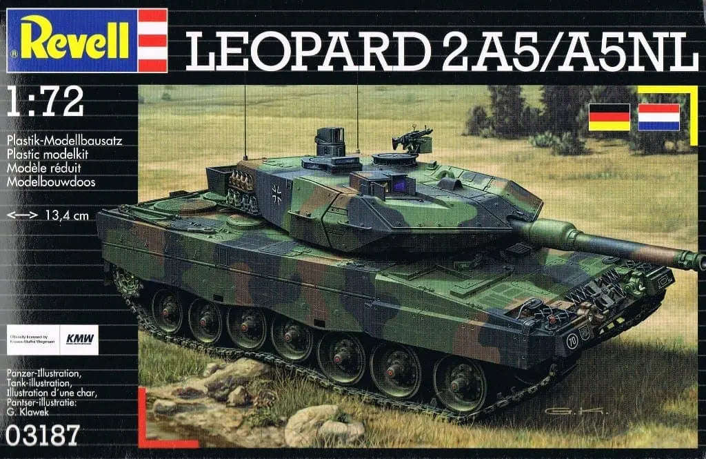 Leopard 2A5/A5NL - 1/72 Scale Revell REV03187