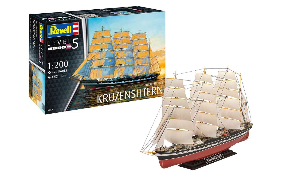 Russian Barque Kruzenshtern 1/200 Revell 05159