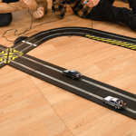 Back to the Future vs Knight Rider Race Set 1/32 Scalextric C1431P