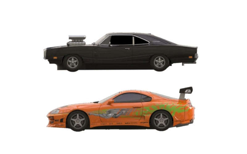 Fast & Furious Hot Laps Race Set - 1/32 Scale - Scalextric - SCAC1458P