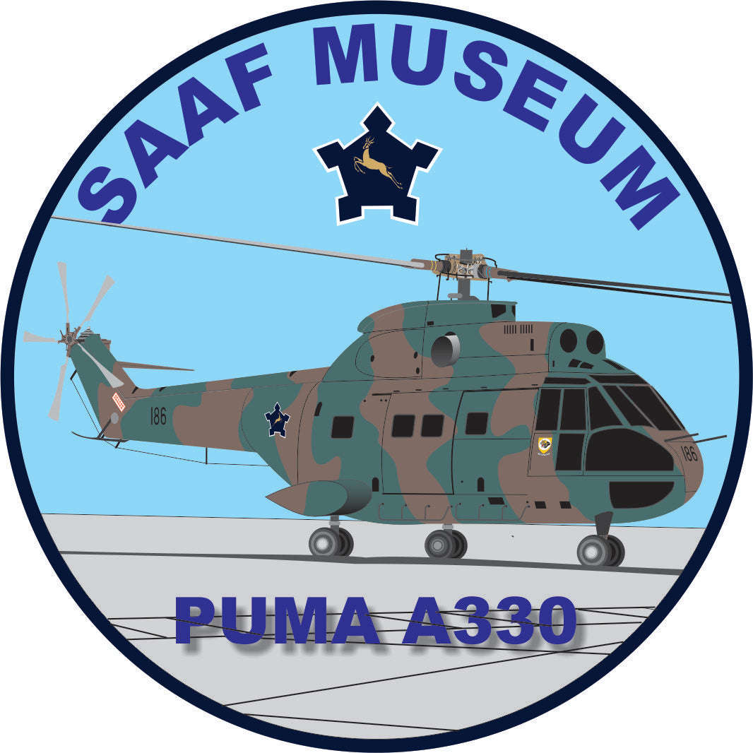 SAAF Museum SA330 Puma Sticker - SM27