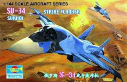 Sukhoi Su-34 Strike Flanker 1/144 Scale Trumpeter 01329