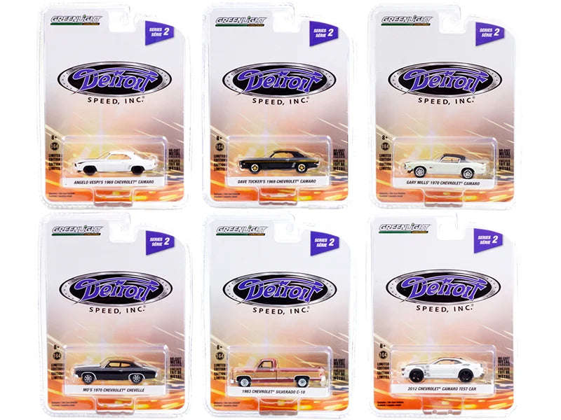 Detroit Speed Inc Series 2 set off 6 1/64 GreenLight GR39070