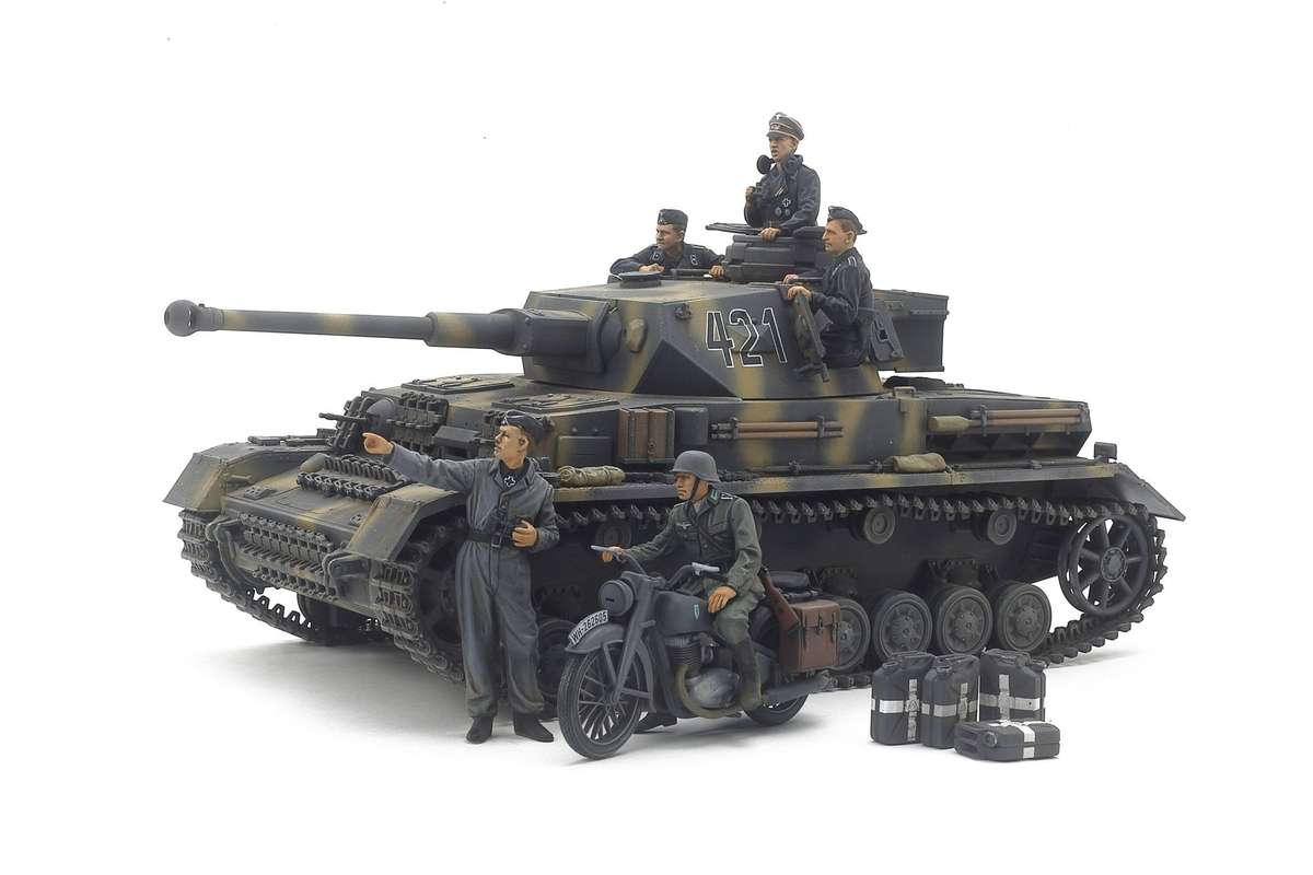 PZKW IV Ausf.G Early Pro.& M/Cycle 1/35 Scale Tamiya 25209