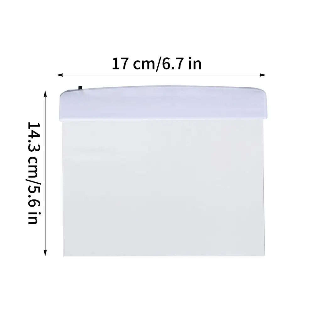 LED Page Book Light Smart Book Page Illuminator Reading Lights Clear Flat Reading Lights for nigh...