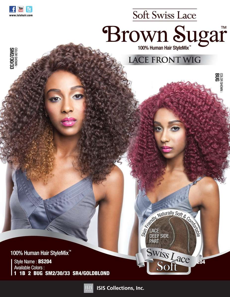 Brown Sugar 204 Swiss Lace - Lace Front Wig - BUG
