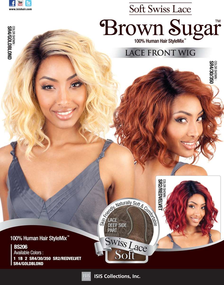 Brown Sugar 206 Swiss Lace - Lace Front Wig - GLDBLD