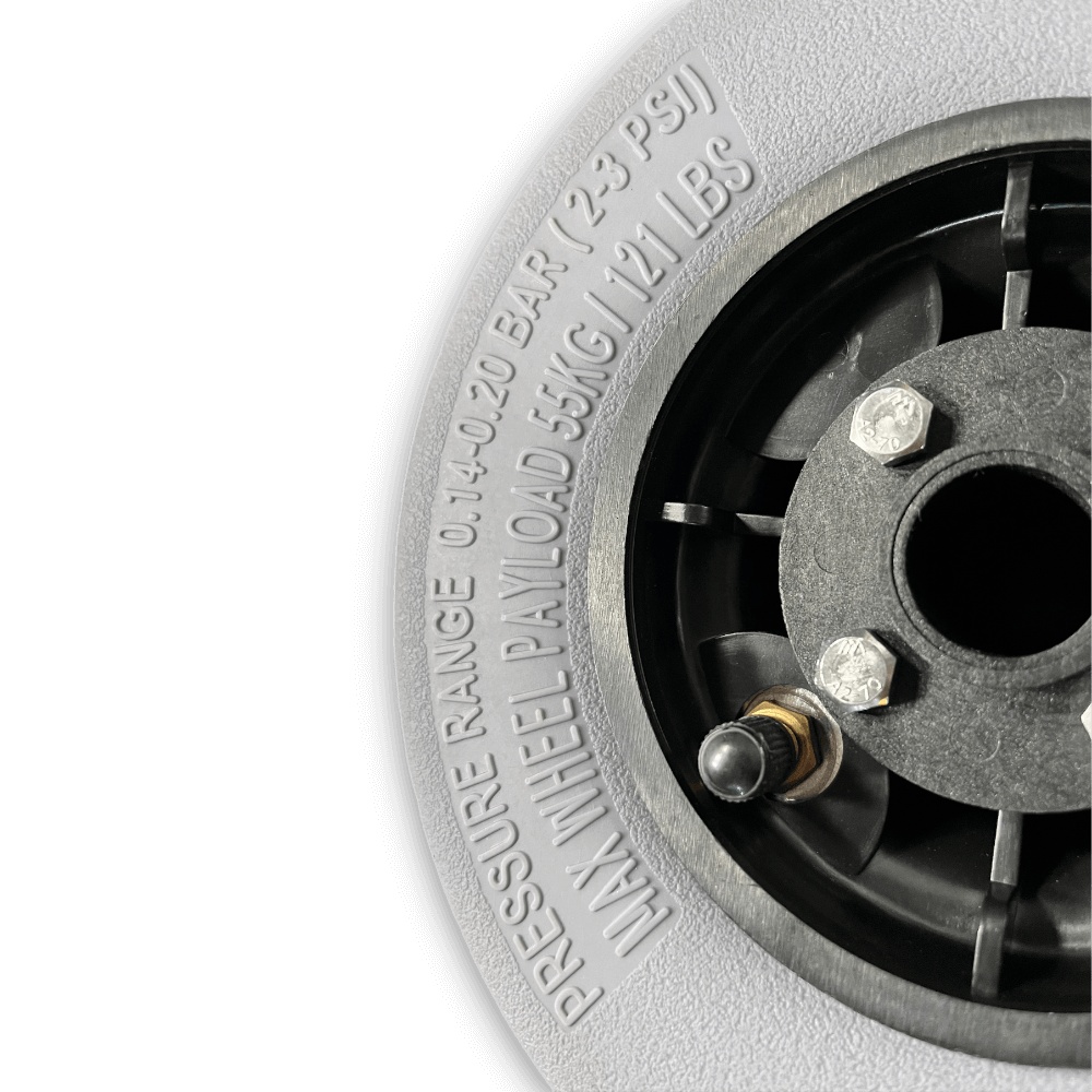 Vanhunks 9-inch Pneumatic Beach/Fishing Trolley Wheels (Set of 2)