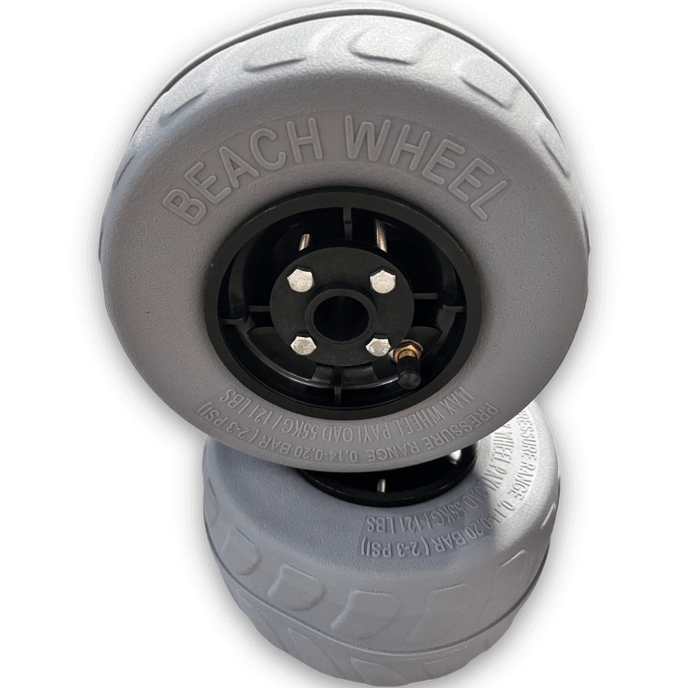 Vanhunks 9-inch Pneumatic Beach/Fishing Trolley Wheels (Set of 2)