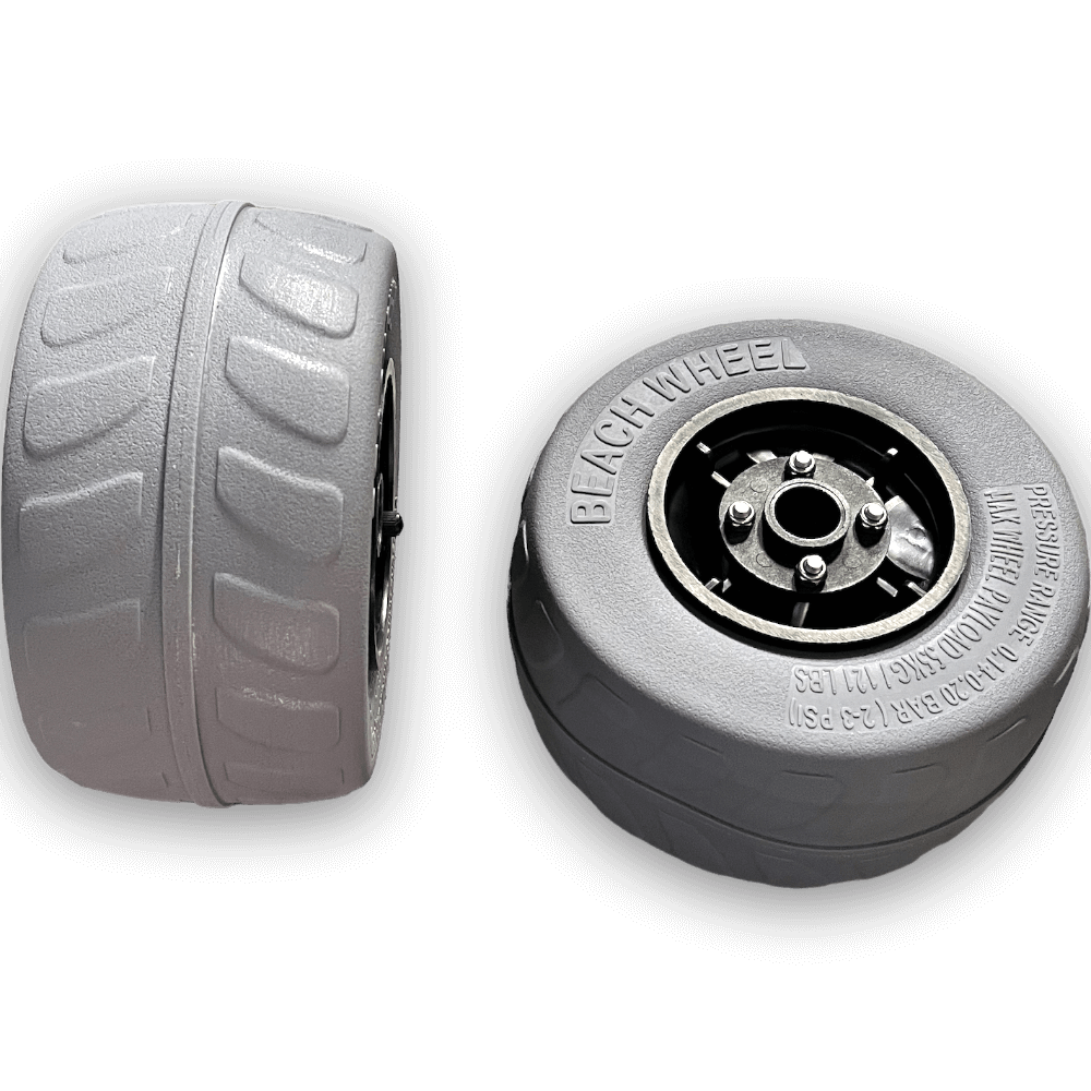 Vanhunks 9-inch Pneumatic Beach/Fishing Trolley Wheels (Set of 2)