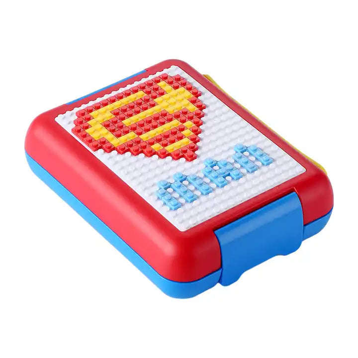 DIY Building Blocks Leakproof Microwave School Kids Lunch Box - Superman