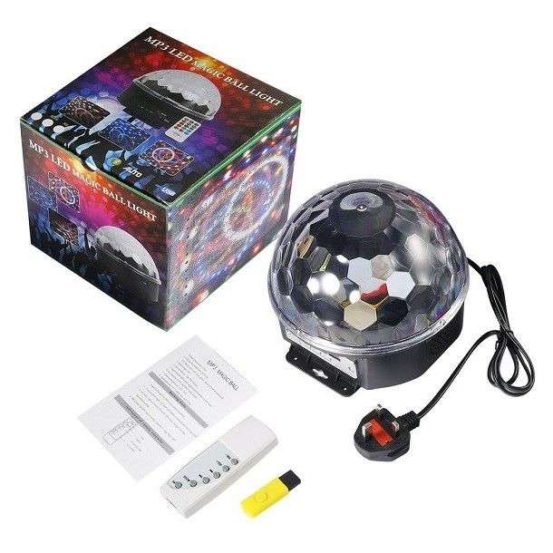ZS - LED RGB Crystal Magic Effect Ball Disco DJ Stage Lighting