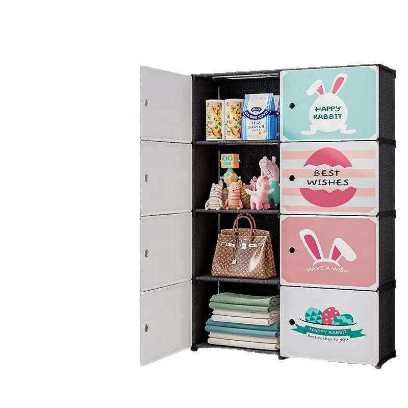 ZS - Modular Cube Storage Organizer with Doors