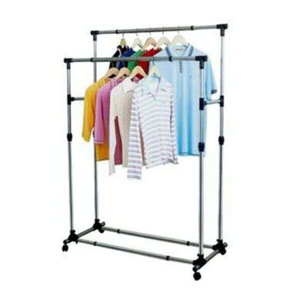 ZS - Double pole telescopic clothes rack - 6808