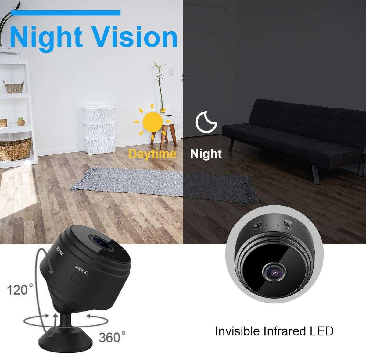 ZS - 1080P HD Mini Security Camera A9