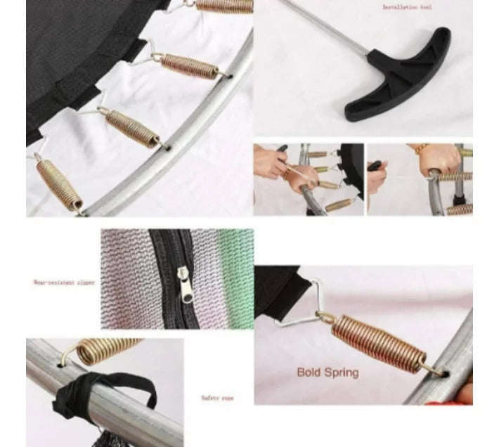 Kids Mini Trampoline with Enclosure Net