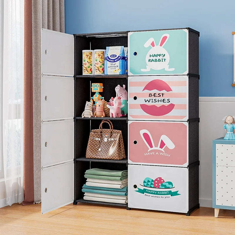 ZS - Modular Cube Storage Organizer with Doors