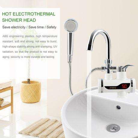 Instant Electric Heating Water Faucet + Shower