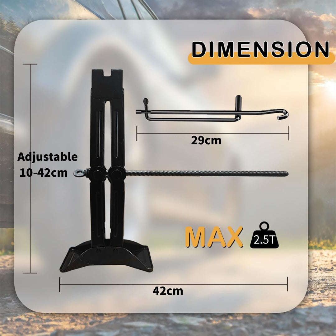 ZS - Scissor Jack 1.5 Tons Lifting Jack SUV Car Emergency Kit With Hand Crank