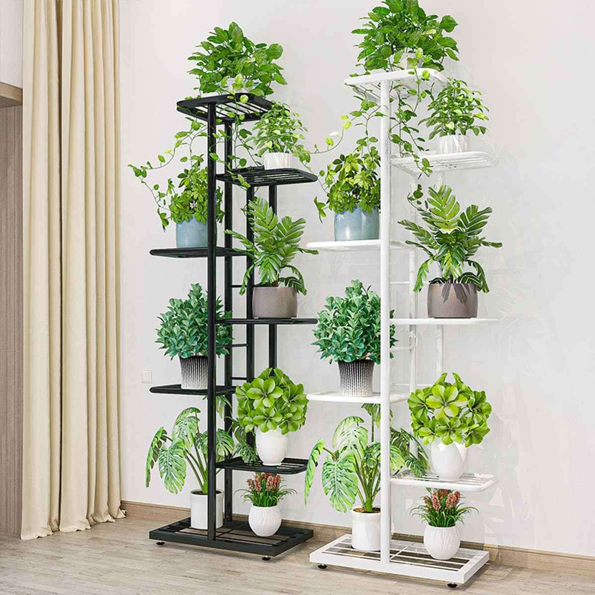 ZS - Garden Potted Plant Stand Multiple Flower Pot Holder Shelves