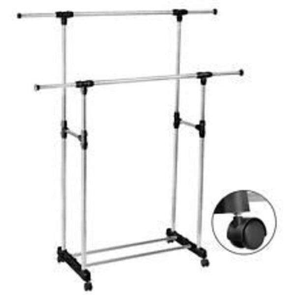 ZS - Double pole telescopic clothes rack - 6808