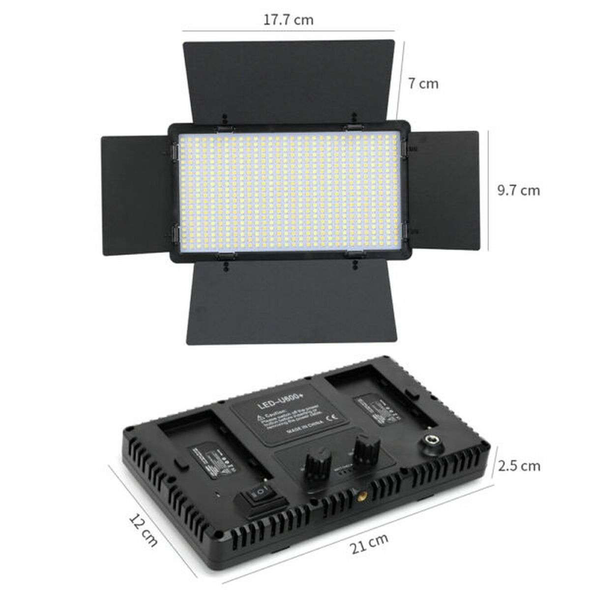 ZS - Professional Photo & Video Led Light Kit Varicolor 600-Bulb