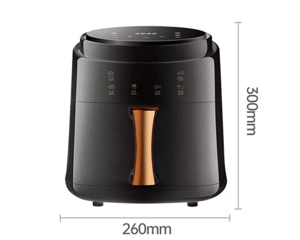 ZS - 8L Digital Air Fryer - Black