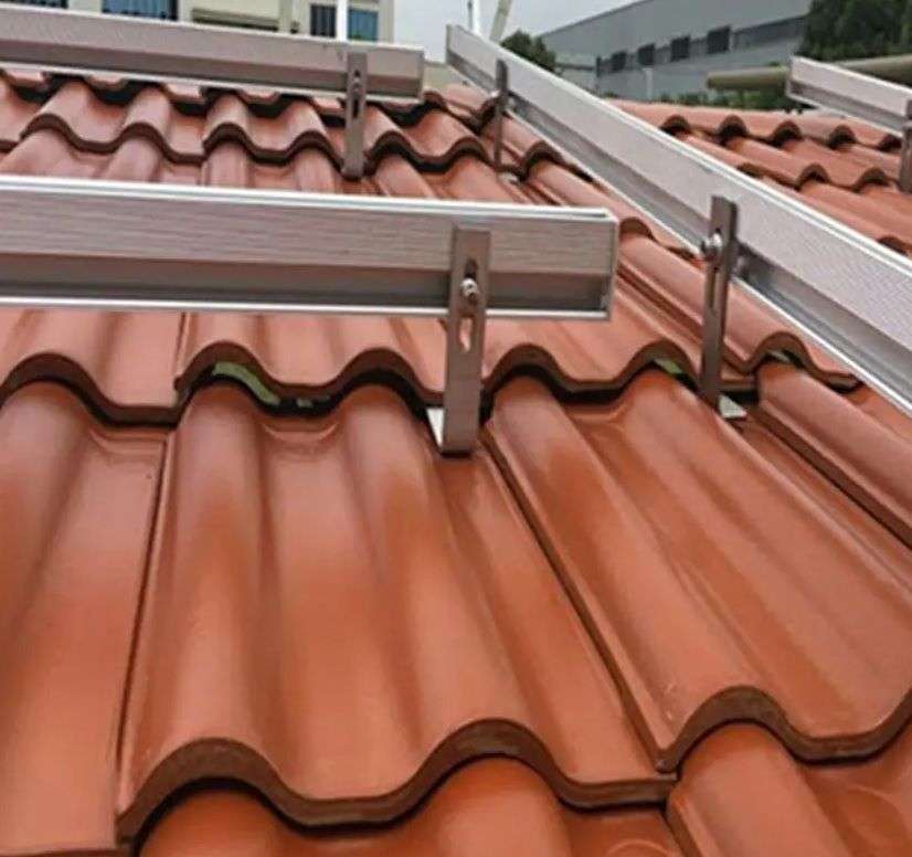 ZS - Solar Panel Roof Tile Mounting Bracket Hook 4PCS