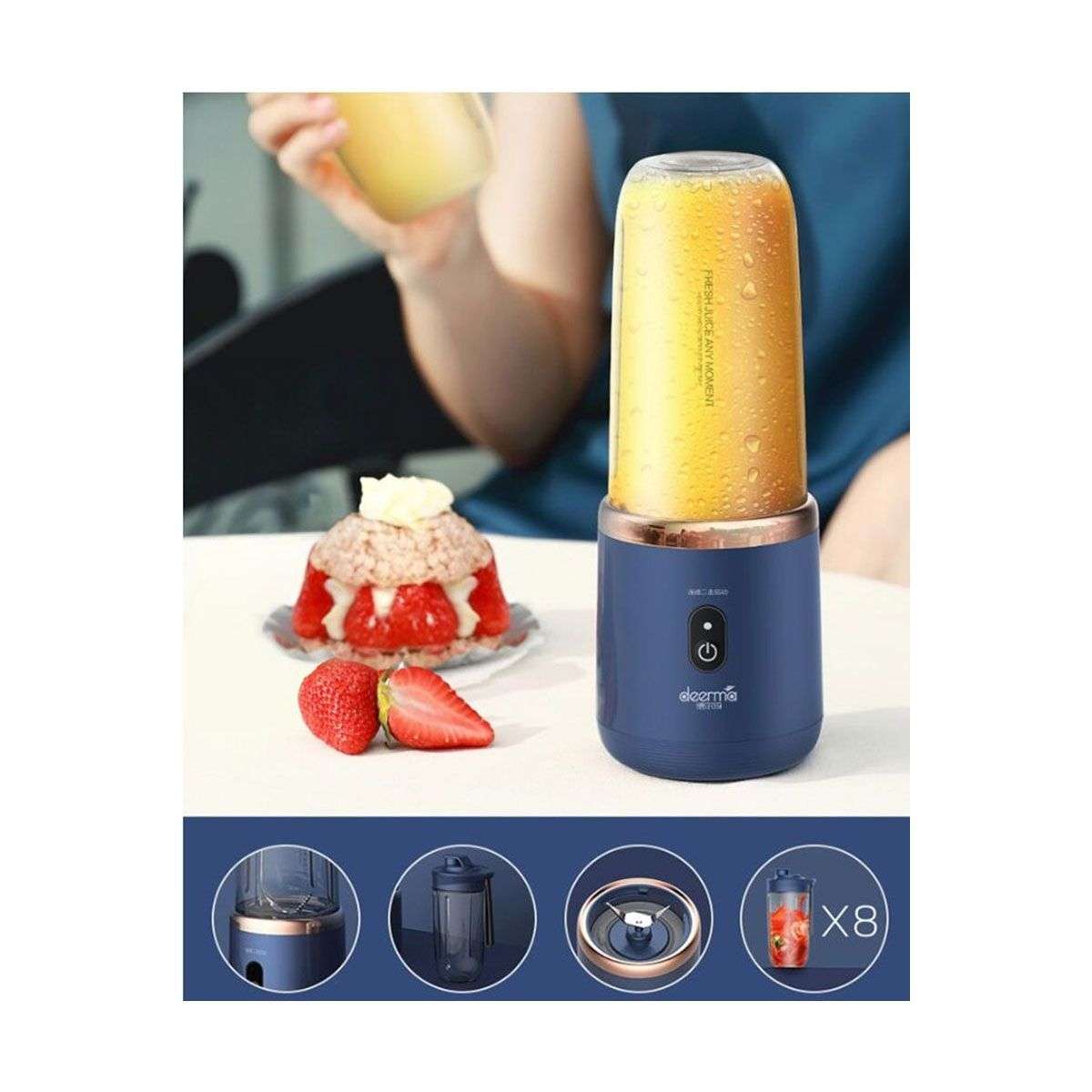 ZS - Multifunctional Portable Mini Blender Purple