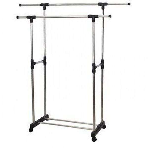 ZS - Double pole telescopic clothes rack - 6808