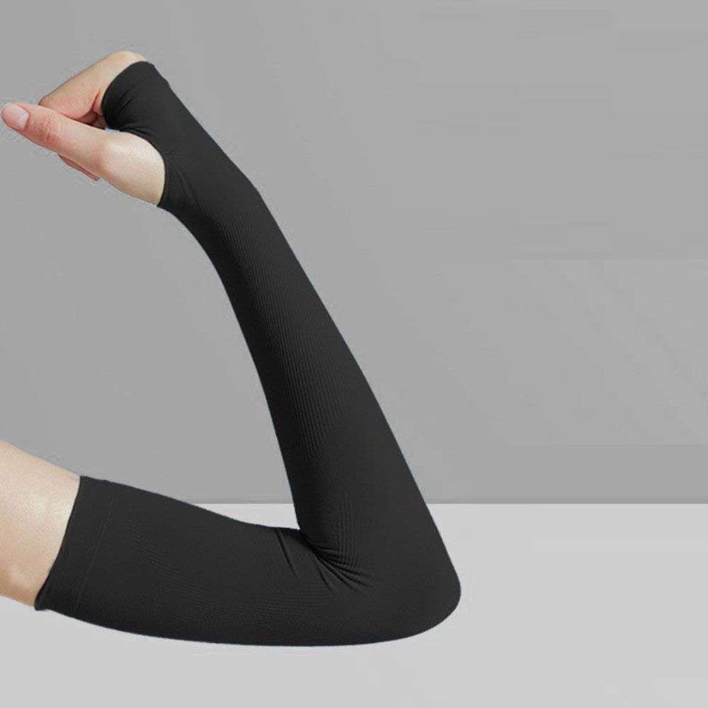 ZS - Best Lets Slim Outdoor Unisex Arm Sleeves Sport Cooling UV Sun Protection - Beige