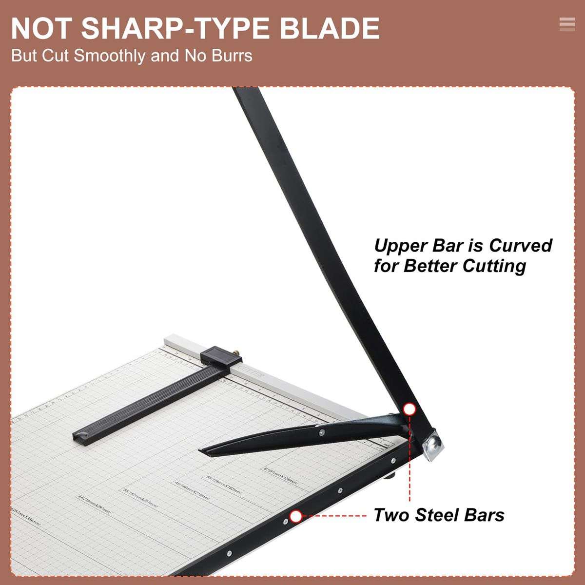 ZS - Guillotine Paper Cutter Slicer Trimmer Stack Paper Cutter Automatic Clamp