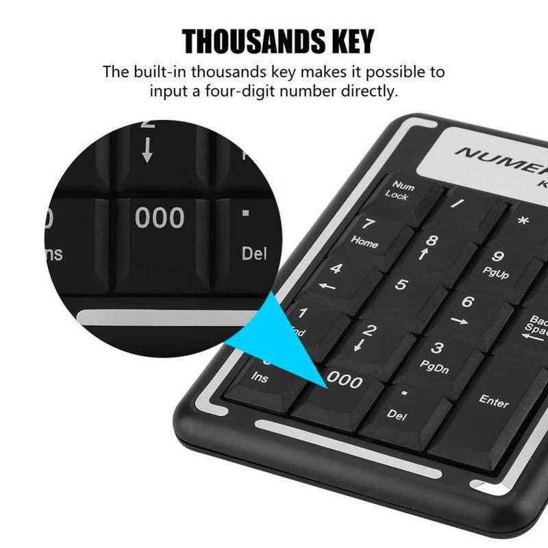 Numeric USB Keypad - With Thousand Key
