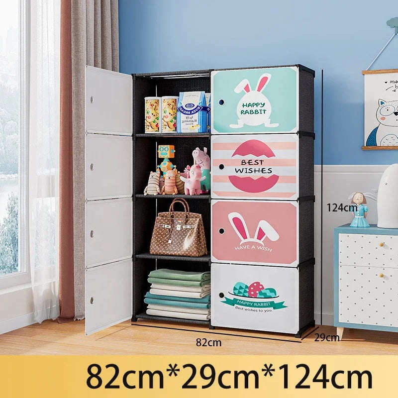 ZS - Modular Cube Storage Organizer with Doors