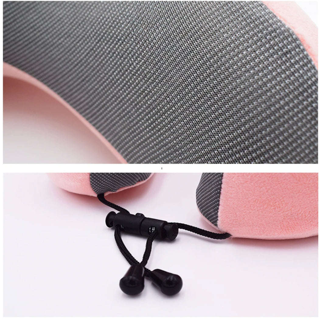 ZS - Memory Foam Travel Neck Pillow - Grey