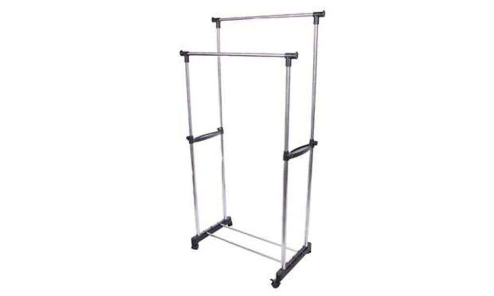 ZS - Double pole telescopic clothes rack - 6808