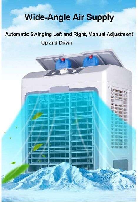 ZS - 3-in-1 Water-Powered Portable Evaporative Air Cooler/Air Conditioner