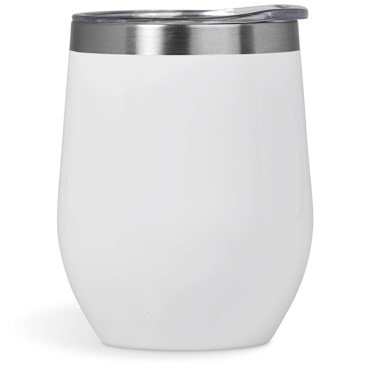 ZS - 350ml/12oz Stainless Steel Insulated Travel Mug With Lid - Black