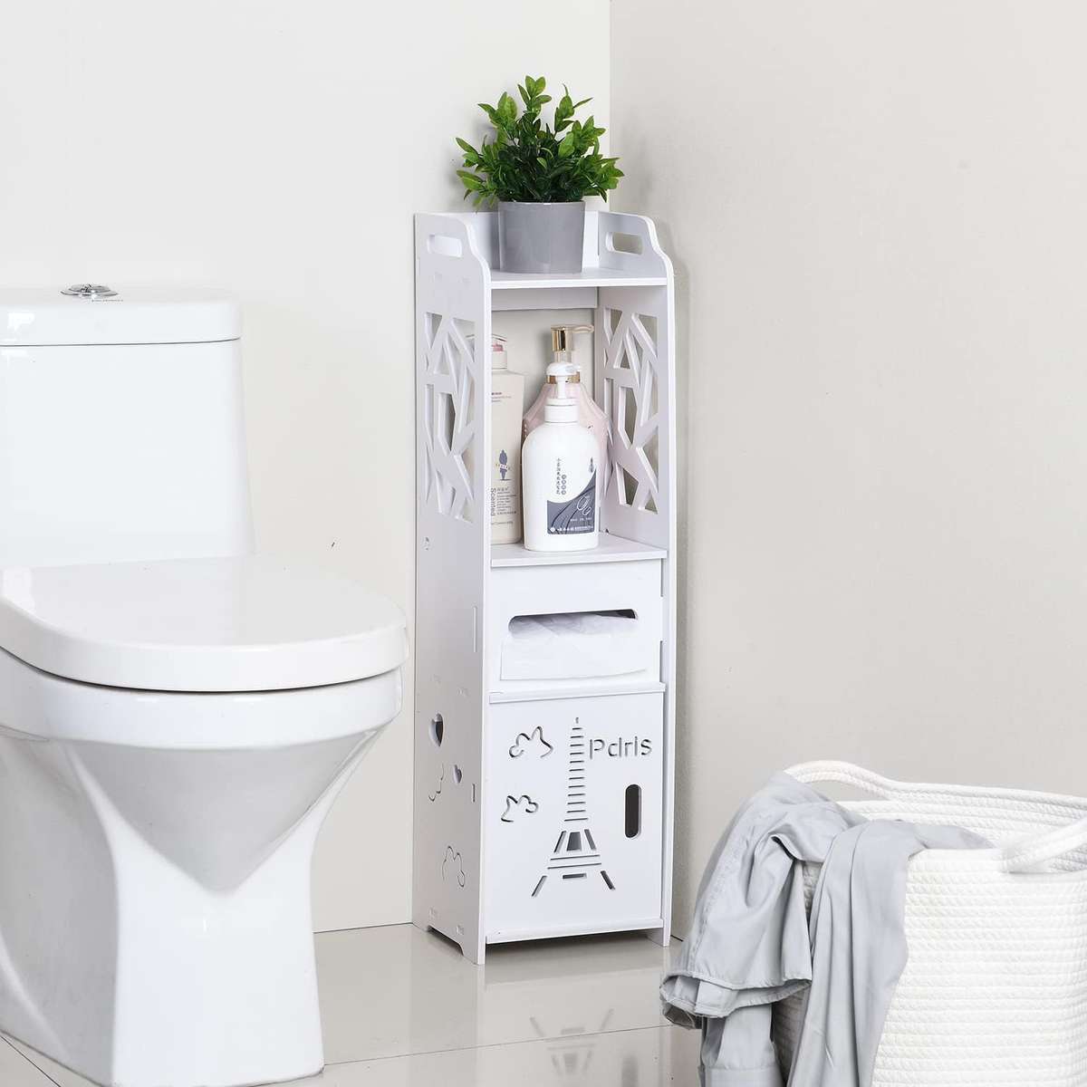 ZS - Paris Bathroom Cabinet Stand Organizer Rack