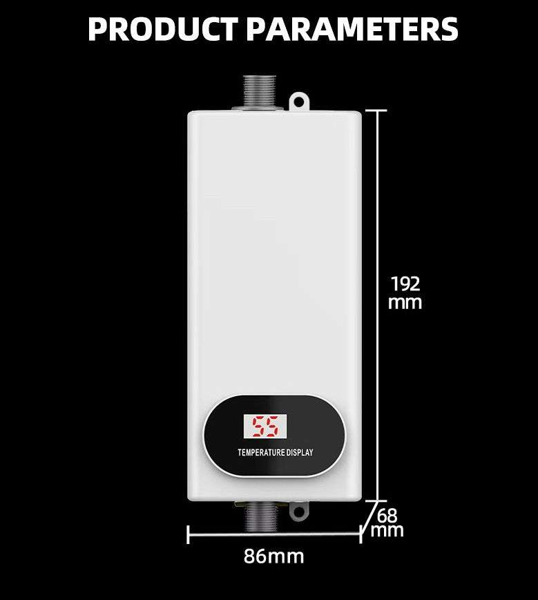 ZS - Instantaneous Electric Water Heater Shower 3500W
