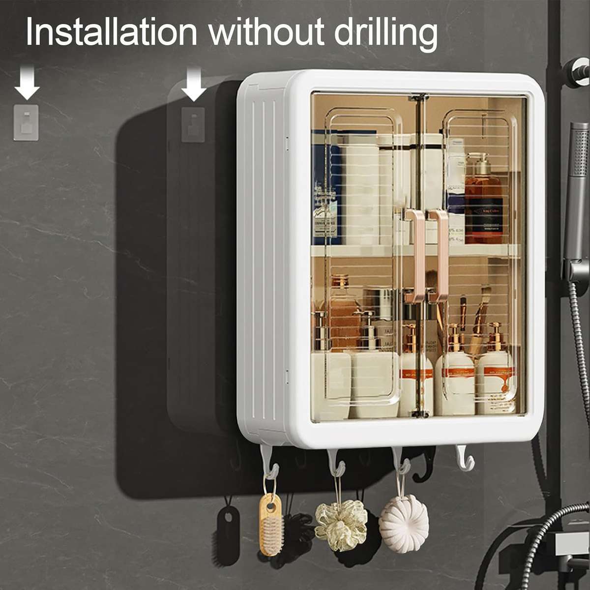 ZS - Wall-Mounted Bathroom & Cosmetic Storage Cabinet