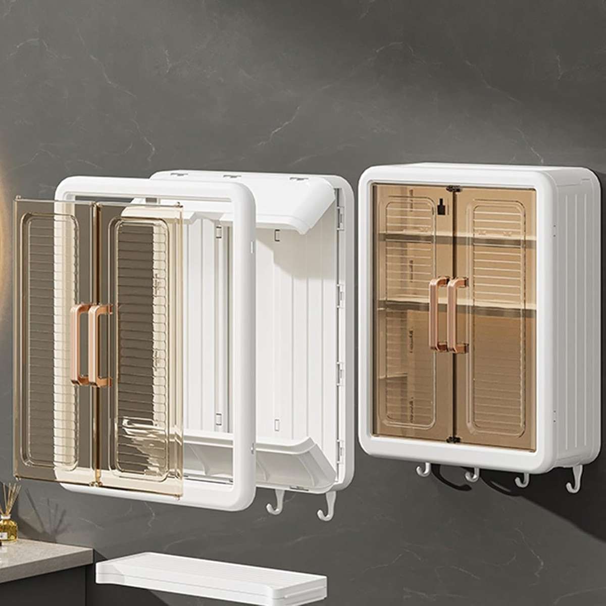 ZS - Wall-Mounted Bathroom & Cosmetic Storage Cabinet