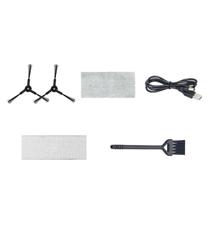 ZS - Sweeping Robot Vacuum Cleaner Rechargeable For Home - Black