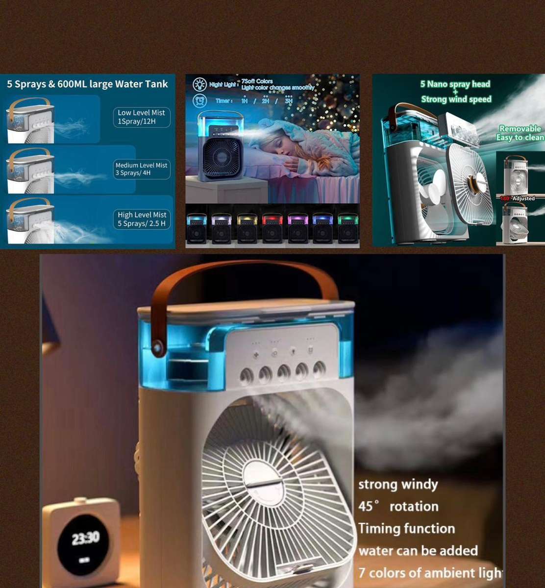 ZS - Desktop Air Cooler - White