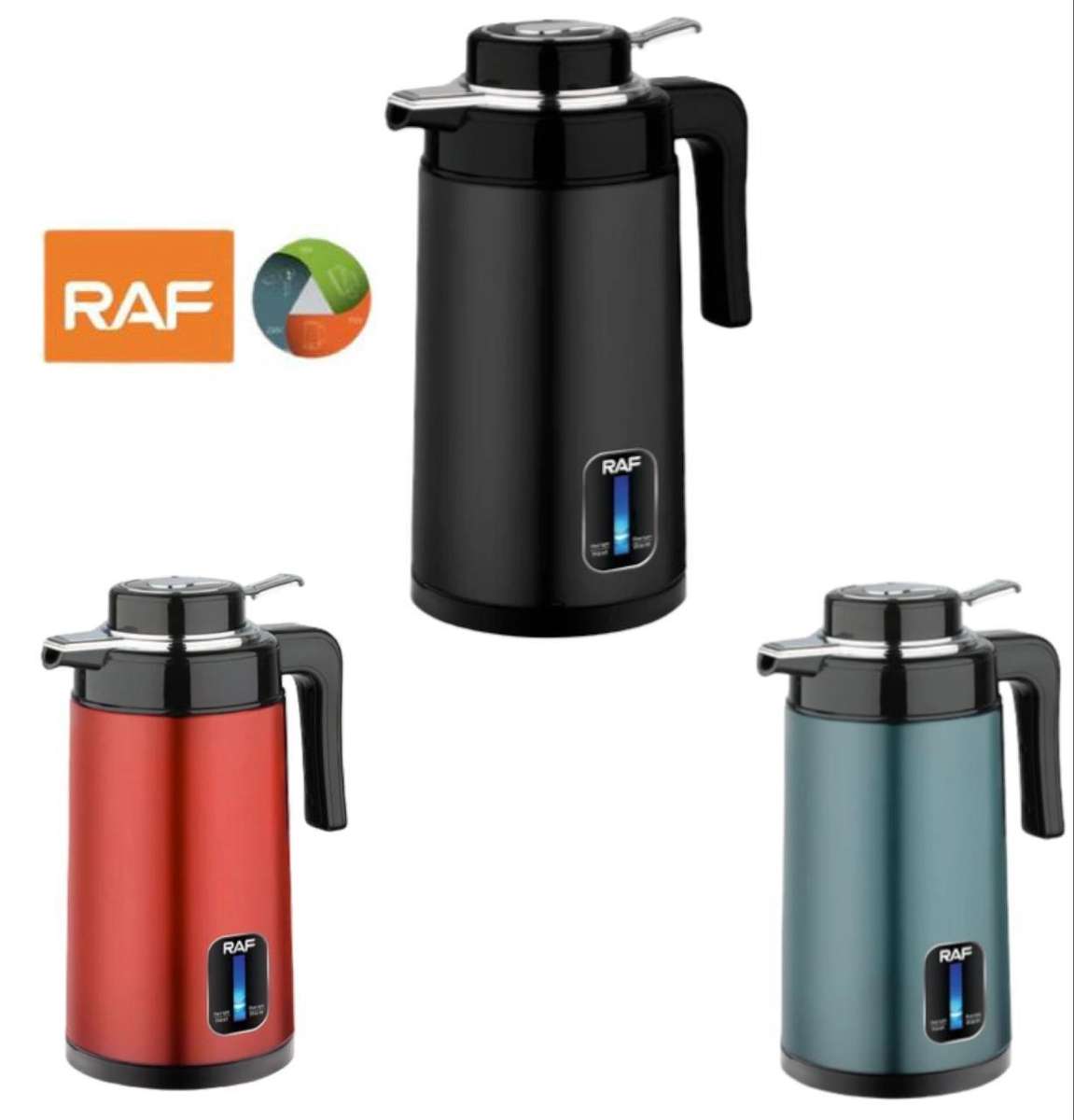 ZS - RAF Electric Kettle Thermos Style - Black